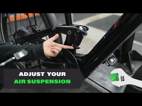 How to adjust the air suspension on your eBike