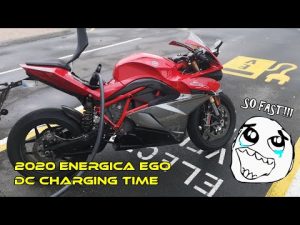 How Long for a Full Charge?? 🔌 2020 Energica Ego 13.4 DC Charging Time