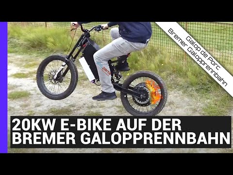 20KW E-BIKE AUF DER BREMER GALOPPRENNBAHN – ERSTER BESUCH – Part 1 – Galop de Porc