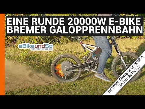 EINE RUNDE MIT 20KW E-BIKE AUF DER BREMER GALOPPRENNBAHN – ZWEITER BESUCH – Part 2 – Galop de Porc