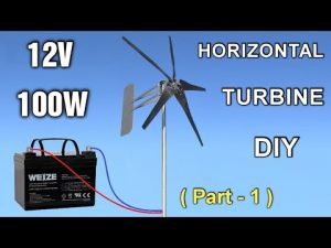 Make 12V , 24V 100W DC Motor Powered Wind Turbine Generator ( Part – 1 )