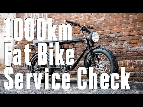 Urban Drivestyle’s 1000km Electric Fat Bike Maintenance Service Check Up on a UNI MK Classic E-Bike