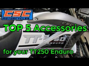 Top 5 Accessories for your CSC TT250