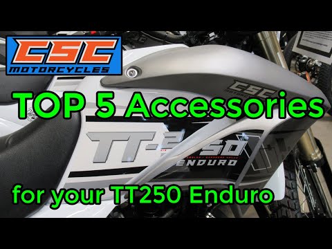Top 5 Accessories for your CSC TT250