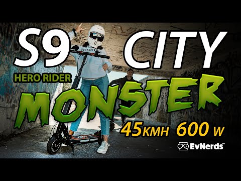 HERO S9 Electric Scooter Review – 45 KMH / Better than Zero 8, Zero 9, Apollo City!
