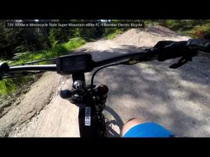 Hallomotor FC 1 Stealth Bomber eBike Riding Video
