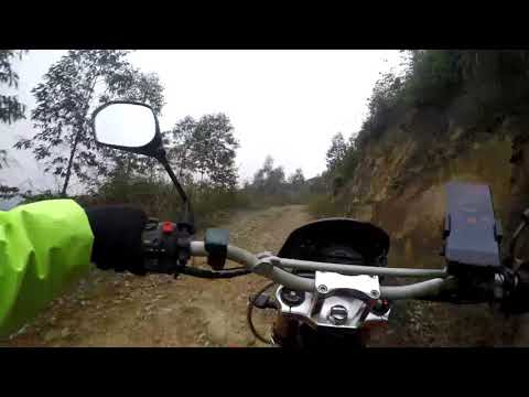 Electric Motorcycle RUSH in mountain