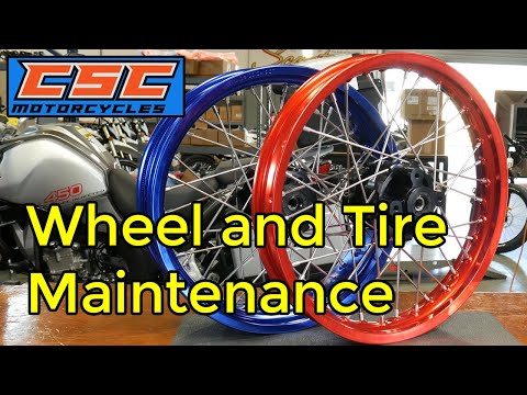 CSC Motorcycles Wheel and Tire Maintenance