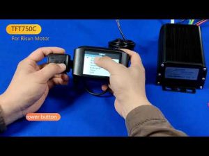 TFT-750C Display Operation for Our 45A-150A Sine Wave Controller