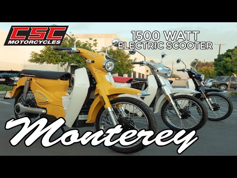 CSC Motorcycles’ New Monterey Electric Scooter