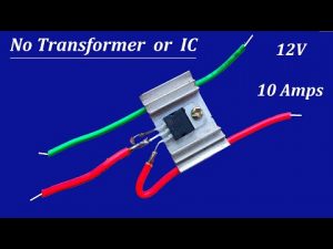 12V 100W DC from 220v AC for High Current DC Motor – Power Supply from Laptop Charger