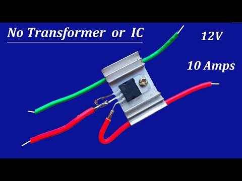 12V 100W DC from 220v AC for High Current DC Motor – Power Supply from Laptop Charger