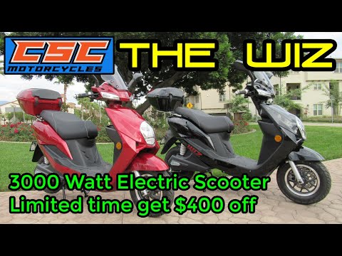 CSC Motorcycles Electric Scooter The WIZ