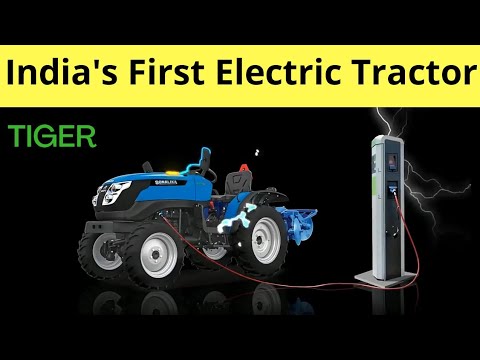 India’s First Electric Tractor Launched 2021 – Sonalika Electric Tiger