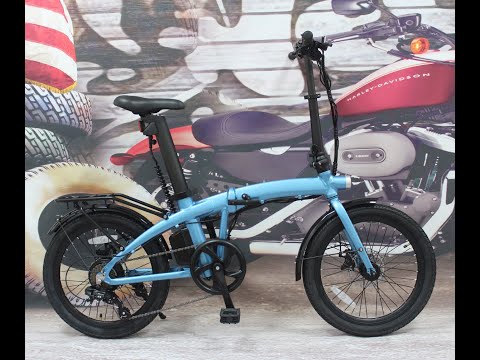 36V 350W 20″ Folding eBike with 36V 10.4AH Seatpost Battery