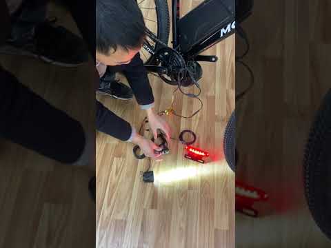 Front light taillight brake lights for Bafang mid-drive motor BBS01 02 03 BBSHD