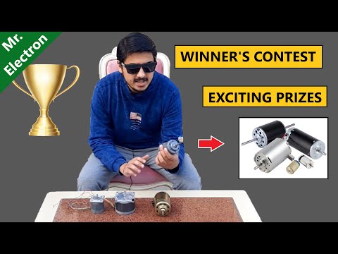 WINNERS PRIZE 🏆 | 12v to 220v DC Motor Generator | NEW CONTEST ANNOUNCEMENT 2020 – Mr. Electron