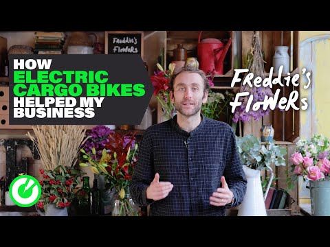 How ELECTRIC CARGO BIKES helped my business | A Freddie’s Flowers Case Study