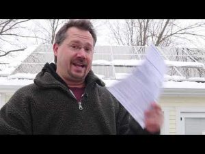 December Electric Bill with Solar Panels